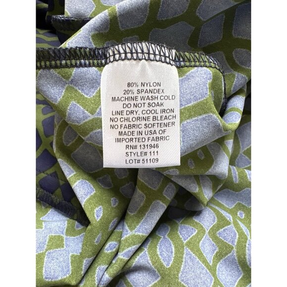 Jude Connally Megan Dress Garden Lattice Navy/Loden, Women's Size M - Picture 10 of 10